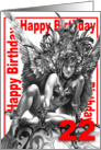 22 happy birthday card