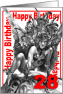 28 happy birthday card