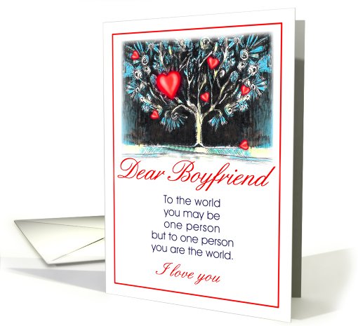 dear boyfriend card (458223)