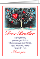 dear brother card