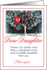 dear daughter card
