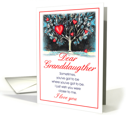 dear granddaughter card (458381)