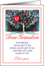 dear grandson card