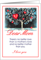dear mom/miss you card