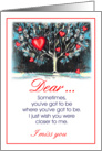 dear /miss you card