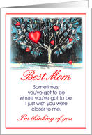 thinking of you mom card