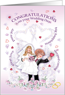 wedding congratulations card