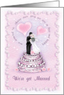 wedding we’ve got married card