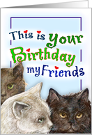 bday/cat card