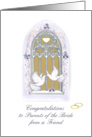 congratulations to bride’s parents card