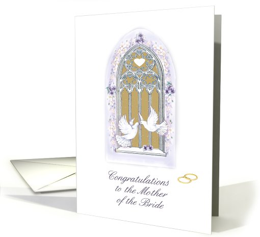congratulations for bride's mother card (469922)
