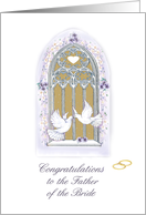 congratulations to bride’s father card