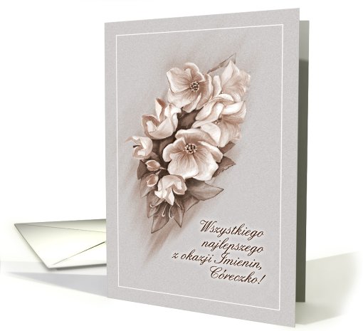 name day/daughter/imieniny/coreczko card (470318)