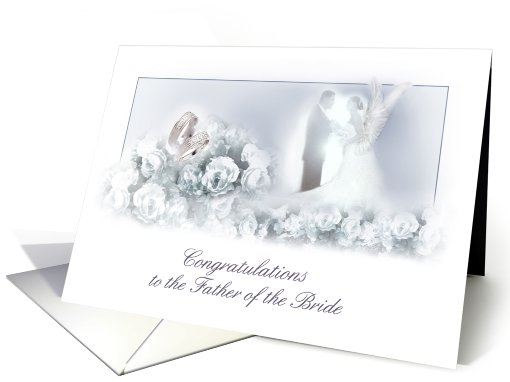 congratulations to the father of the bride card (508122)