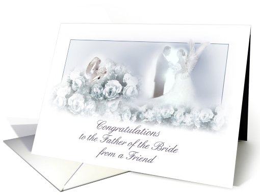 congratulations to the father of the bride card (508124)