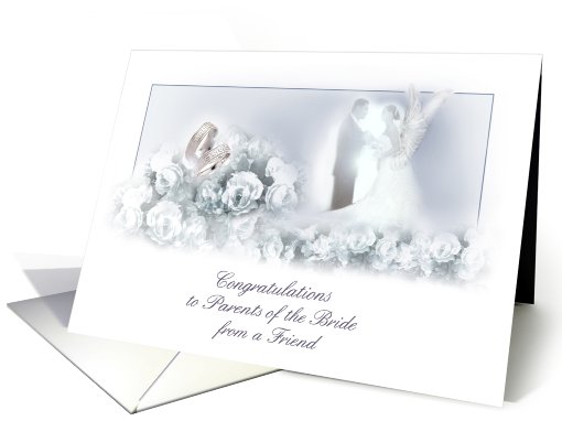 congratulation to parents of the bride card (508134)