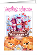 10th birthday for children/dziesiate urodziny card