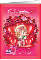 valentine’s day/walentynka/polish card