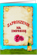 zaproszenie na impreze/party invitation card