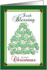 Irish Christmas Blessing card