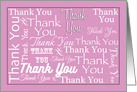 Many, Many, Many Thank You’s card