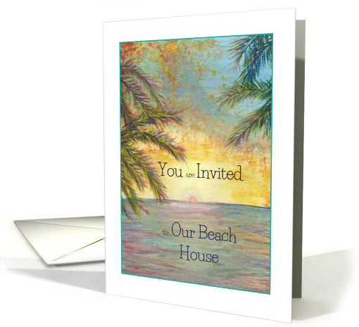 Invite to Tropical Beach House card (1473244)
