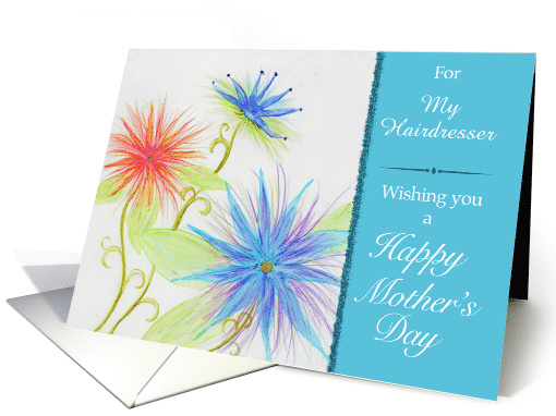Happy Mother's Day - Customizable Greeting Card for Hairdresser card