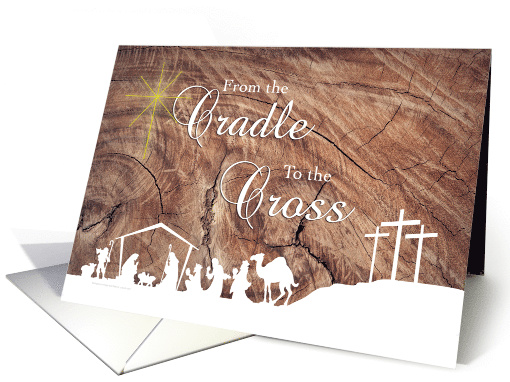 Cradle to the Cross Christmas Greeting card (1561622)