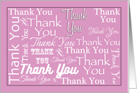 Many, Many, Many Thank You’s card
