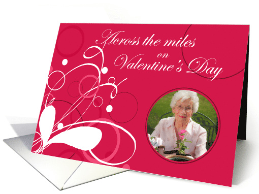 Across the Miles Happy Valentine's Day Customizable card (755924)
