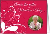 Across the Miles Happy Valentine’s Day Customizable card