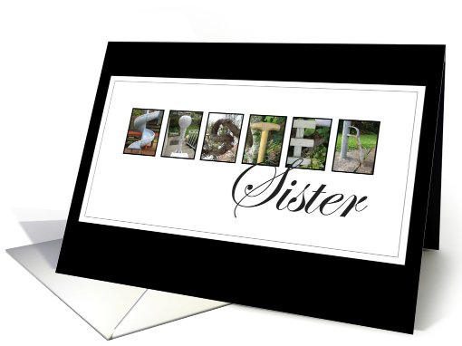 Sister Letters card (450862)