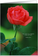 The Lord is my Shepherd card