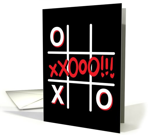 Tic tac toe Love card (451887)