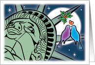 Liberty Xmas card