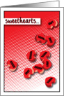Sweetheart candies - Valentine card