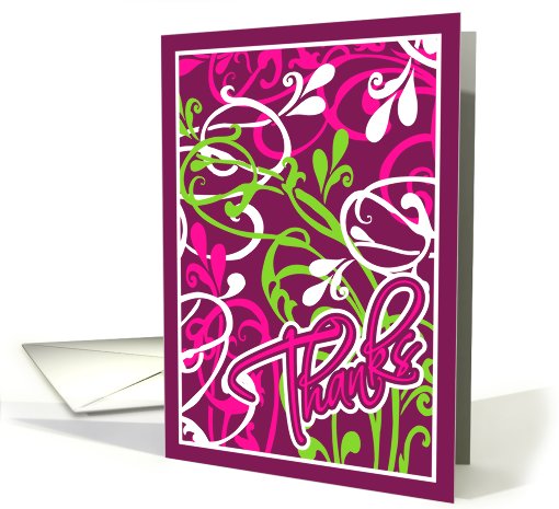 Vines - Thank you card (457002)