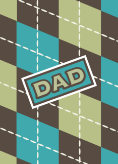 Dad argyle - Father...