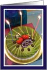 Birthday cake - photo card