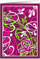 vines - birthday sister card