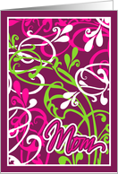 vines - birthday mother card