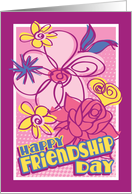 Flower doodles- Happy Friendship Day card