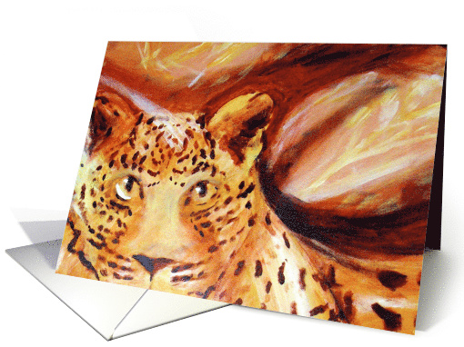 leopard birhday card (451904)