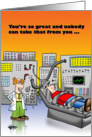 Funny birthday card for him - Mad scientist birthday machine! card