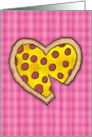 Valentine You stole a pizza my heart card