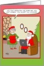 Santa Accepts All Cookies Online And In Homes card