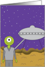 Congratulations on your new home alien planet card
