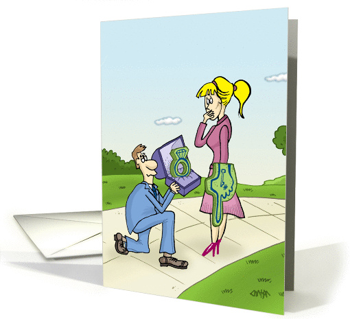 Congratulations on your wedding engagement! card (1141692)
