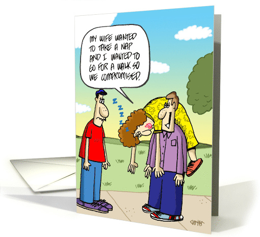 Happy Anniversary to the couple who have it figured out card (1277566)