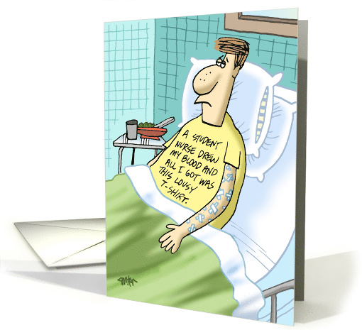 Humorous nursing graduation card (1283618)